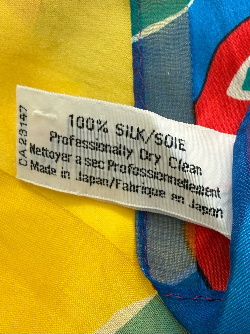 Talbots Multicolor Silk Scarf - Picture 5 of 5